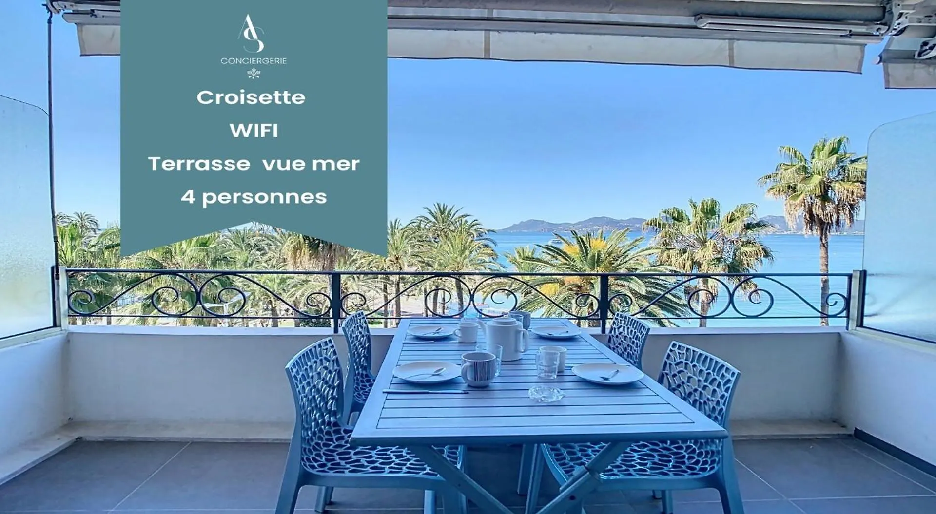 Croisette I - 4 Pers - Front De Mer - Climatise Cannes